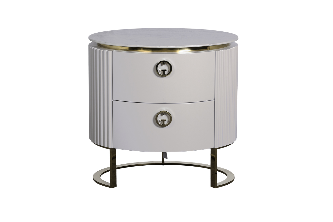 Тумбочка Лучано (Luciano) с мраморной столешницей 1