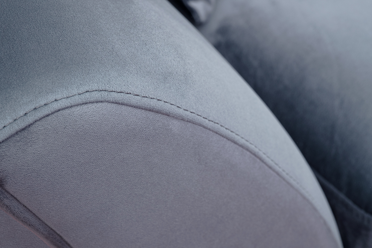 Диван Annette трехместный велюровый сапфир 5