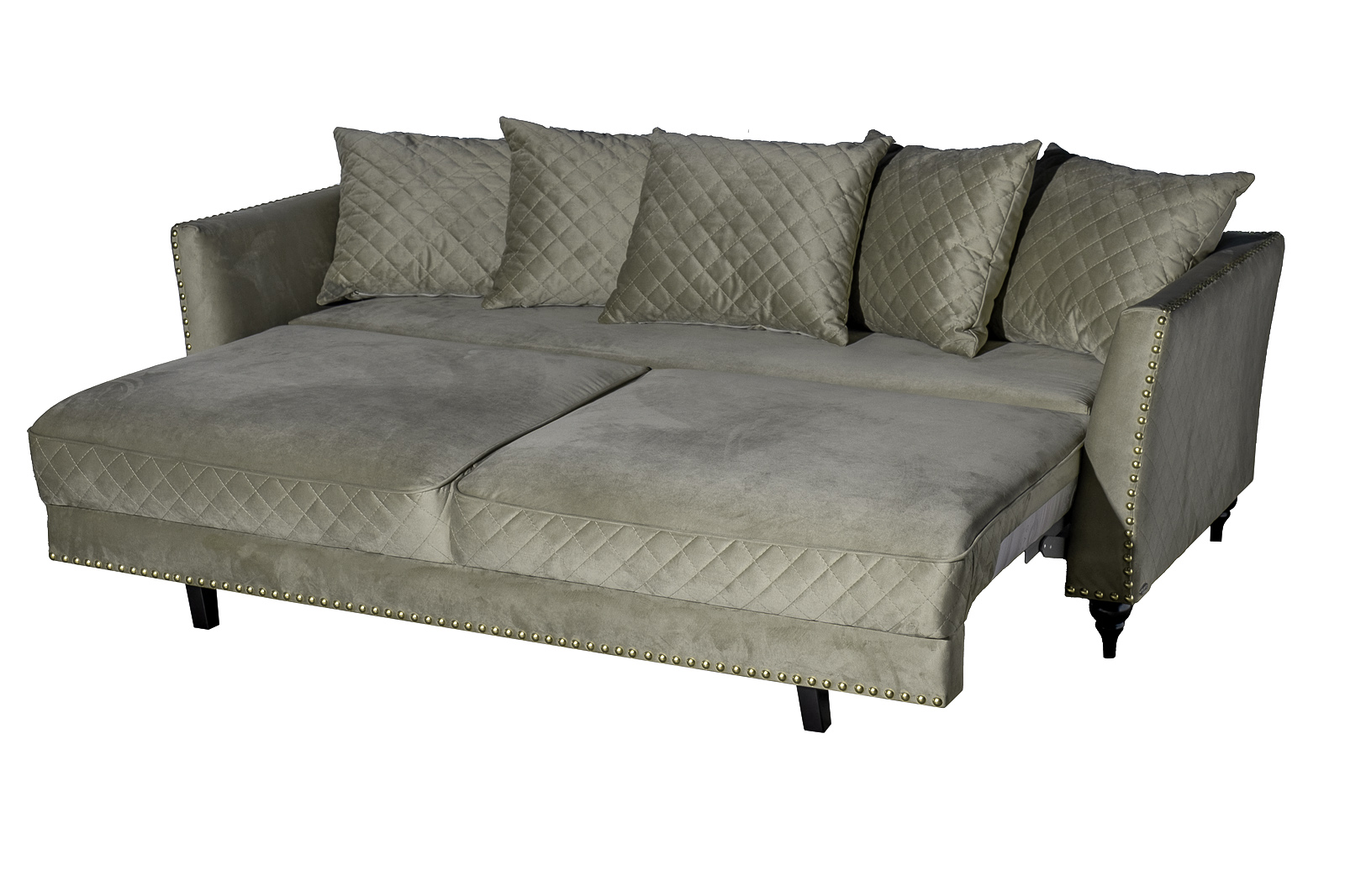 Диван Sorrento 230 трехместный раскладной оливковый 3