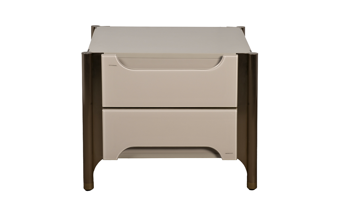 Тумбочка Гримальди (Grimaldi) светлая с 2мя ящиками 1