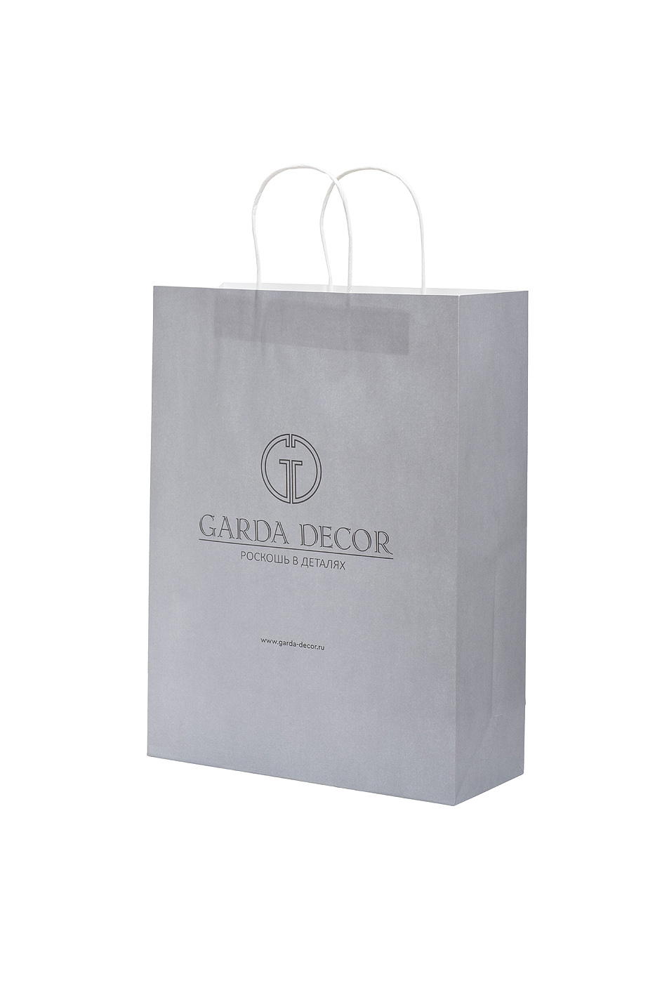 Пакет GARDA DECOR крафтовый 30*40*12 см серый 1