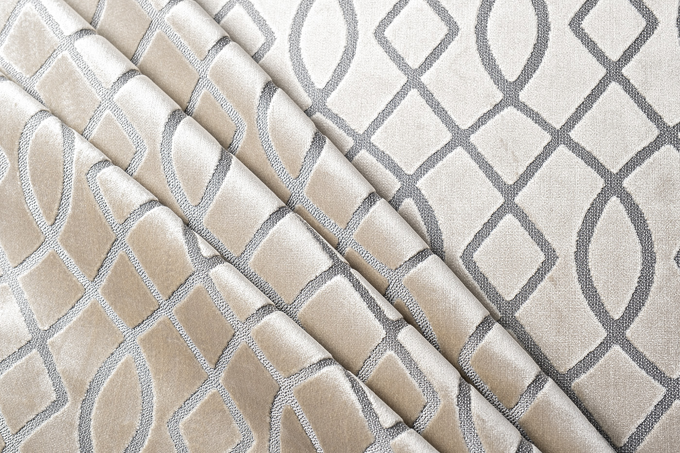 Ткань портьерная/мебельная МЕЛОДИЯ (MELODY)бежевая 2