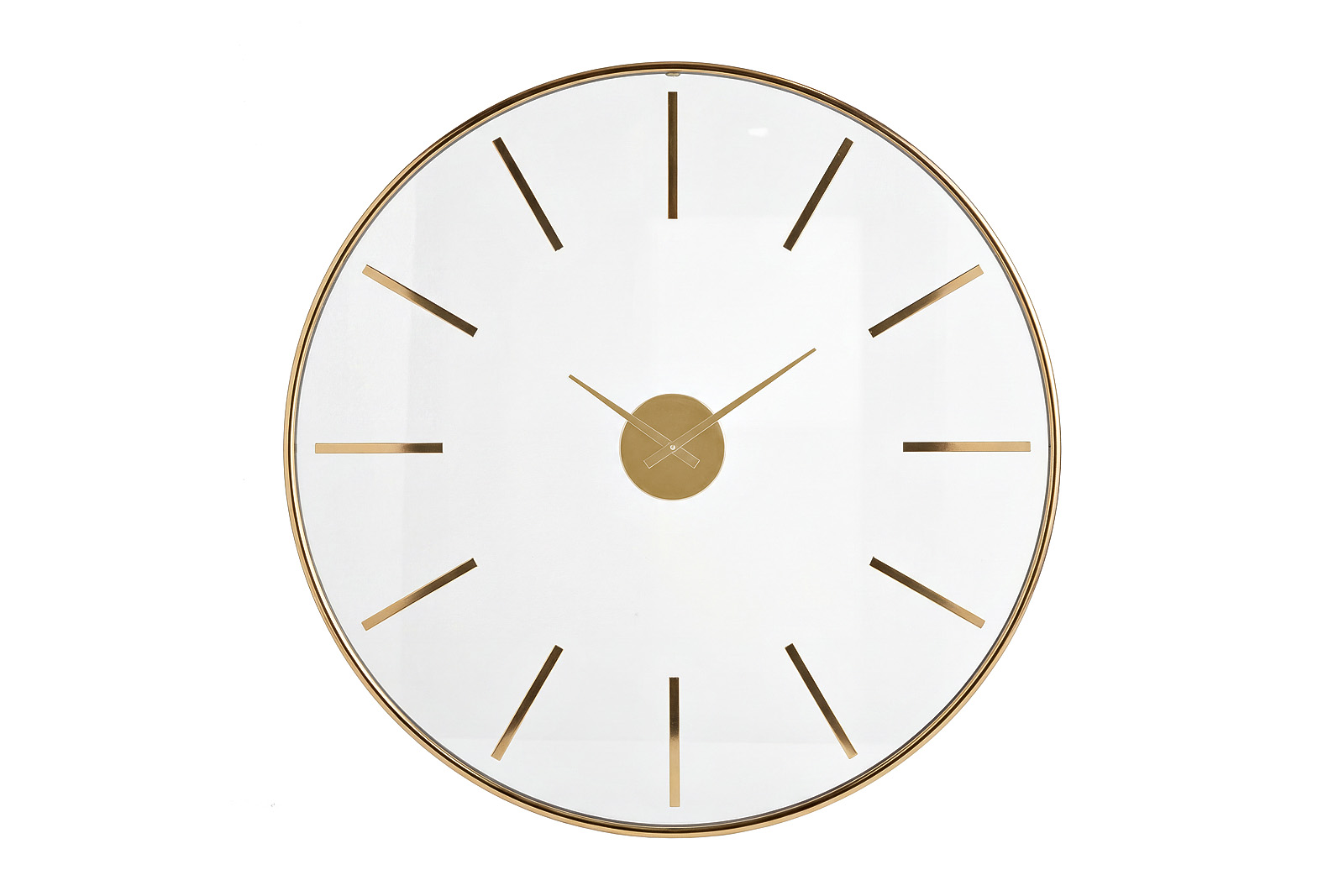 Часы настенные круглые золотые 1