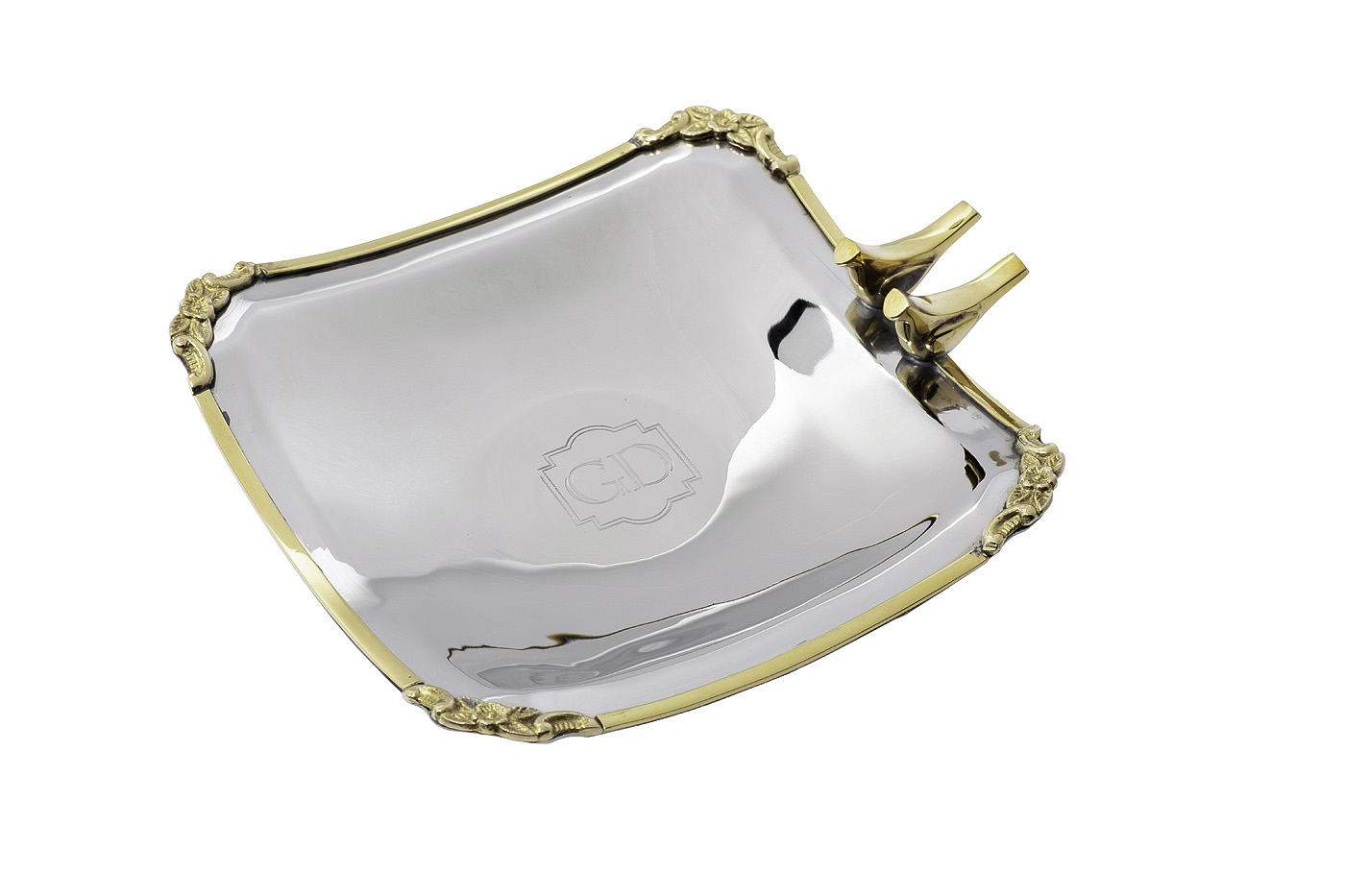 Блюдо Бёрдс (Birds) квадратное на ножках 1