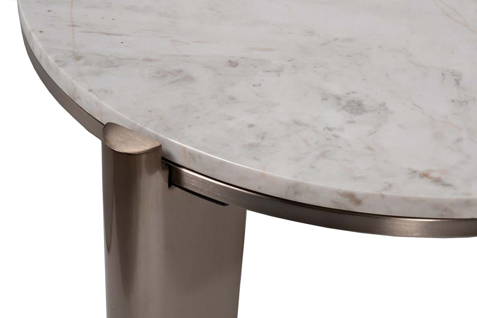 Столик журнальный Касс Белый (Cass White) белый мрамор 2