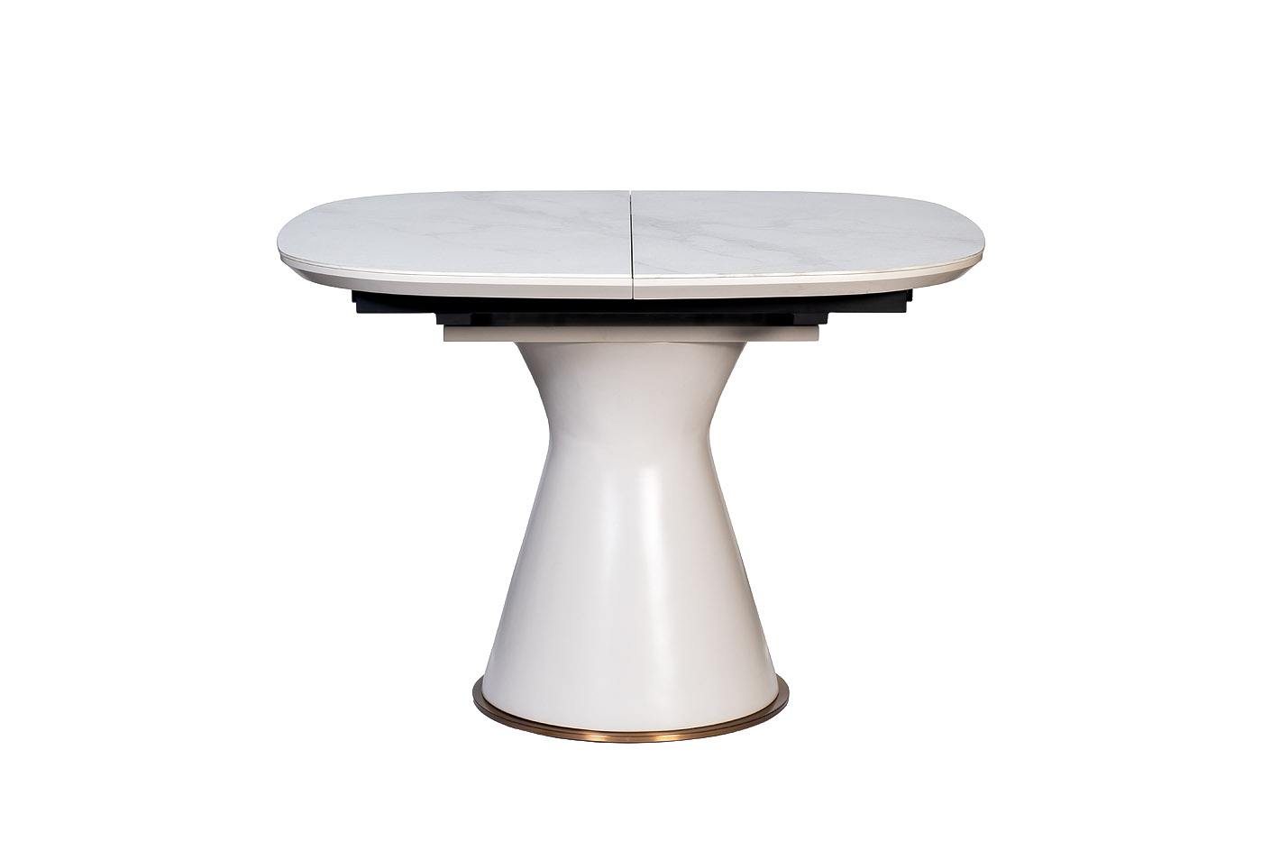 Стол обеденный раздвижной белый 4