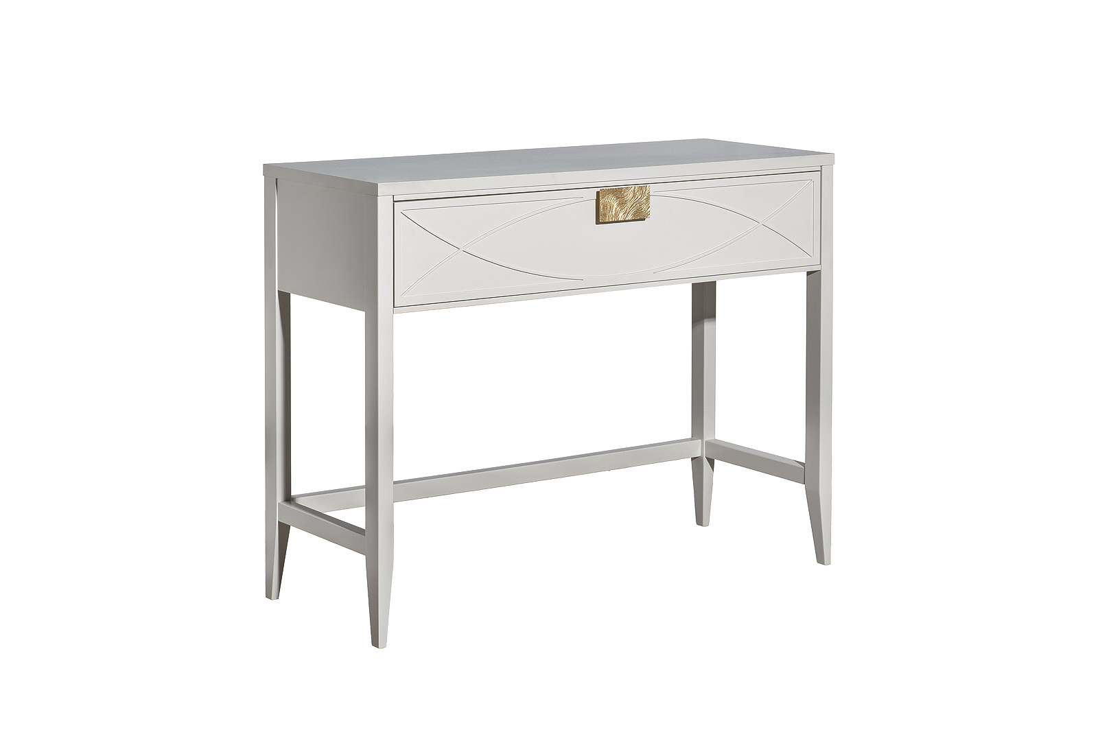 Консоль с ящиком бежевая 2