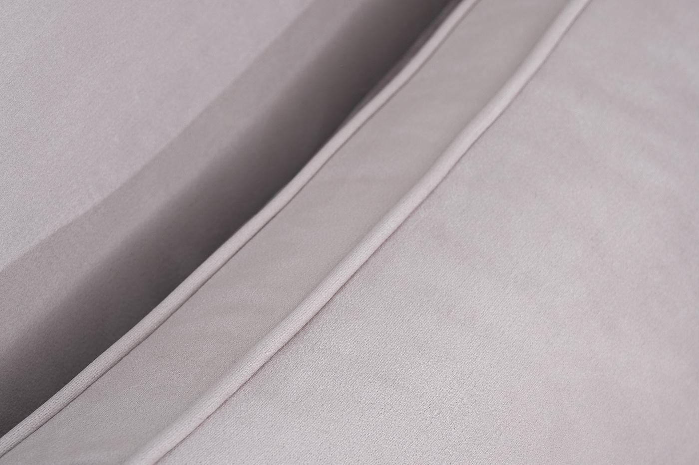 Диван Треви(Trevi) трехместный раскладной с кантом серый 6