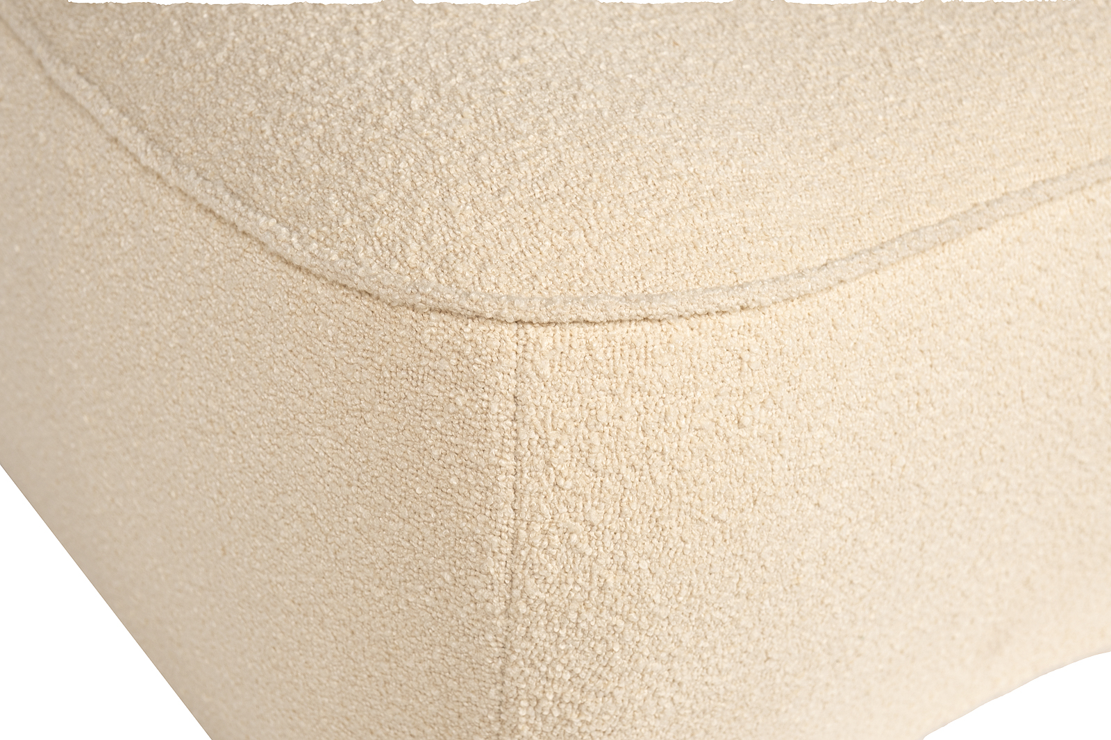 Кресло без подлокотников букле бежевое 4