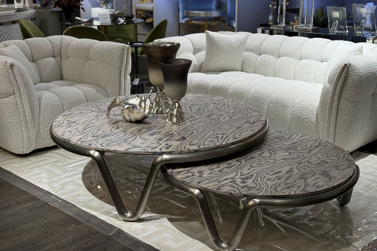 Диван Прато (Prato) двухместный букле белый 9