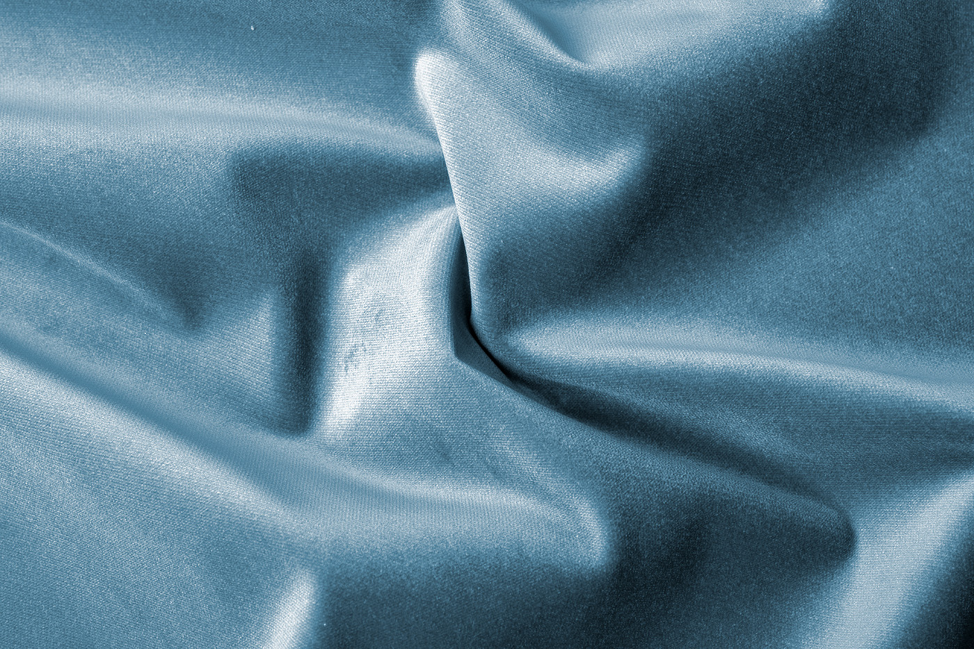 Ткань портьерная/мебельная VELVET синяя 4