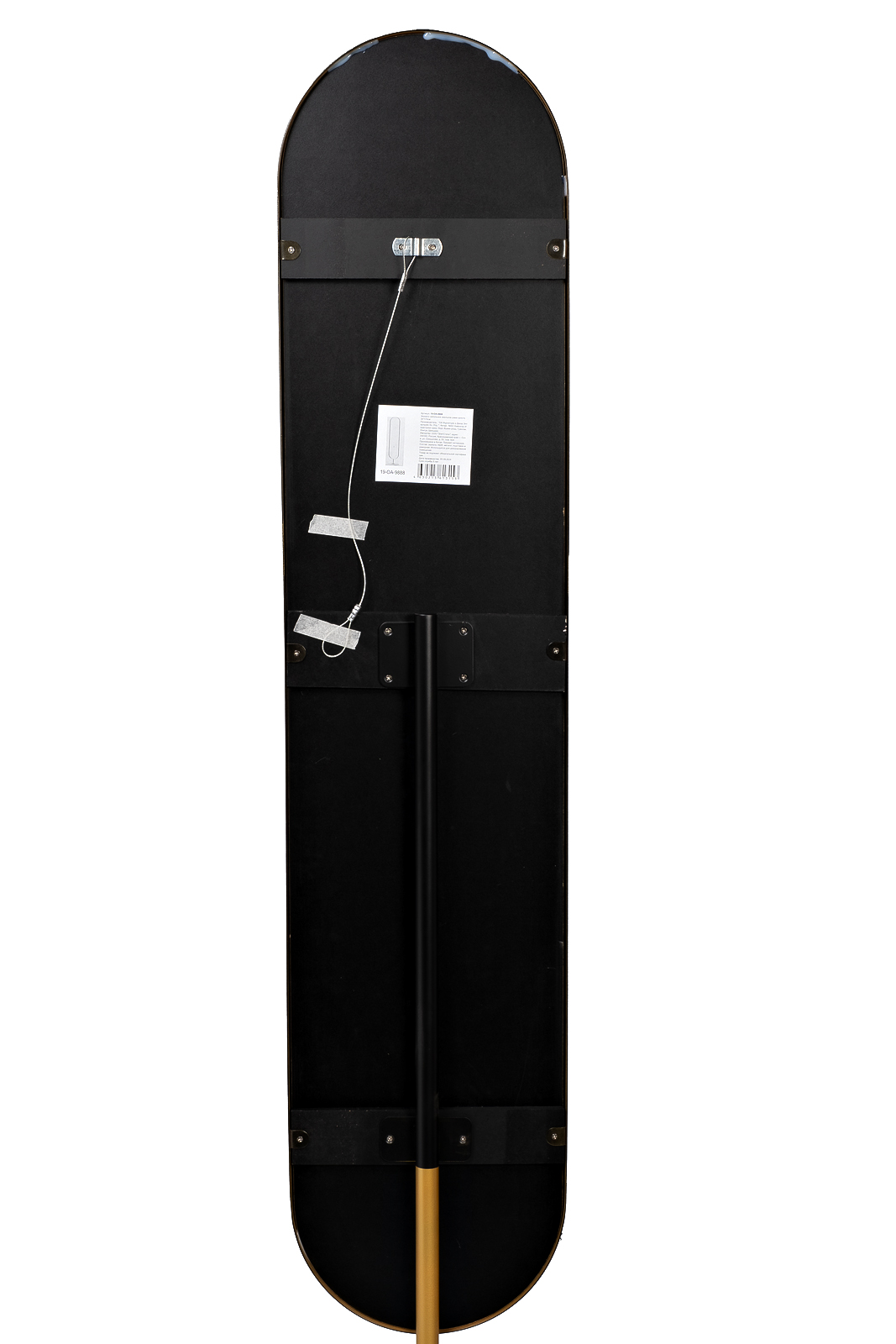 Зеркало напольное овальное в золотой раме 4