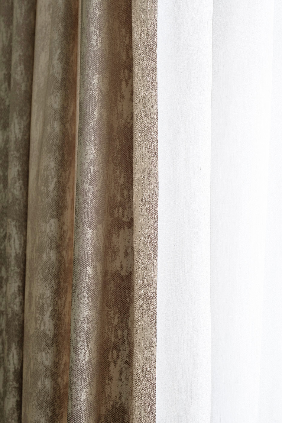 Портьера Хьюстон (Houston) 275х260см бежевая 3