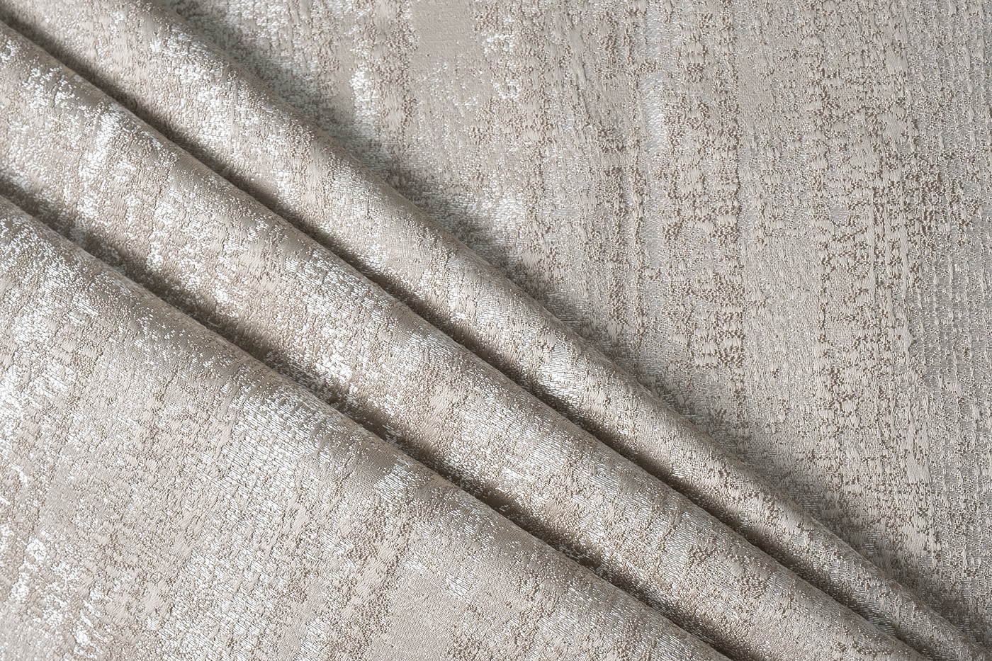 Ткань портьерная АМБИЦИЯ (AMBITION) бежевая 2