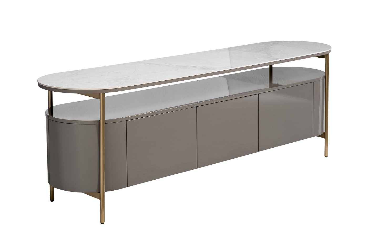 Тумба под телевизор с дверцами 2