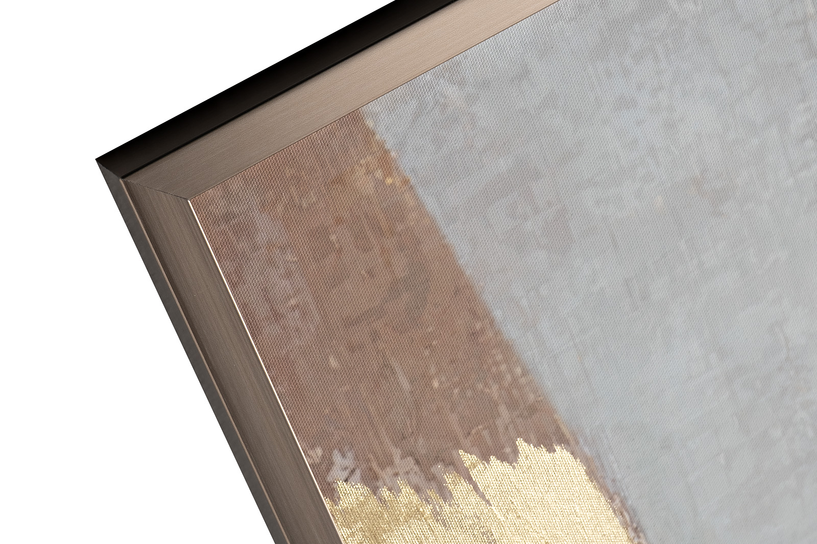 Холст «Золотое искусство-2» в багете латунь 2