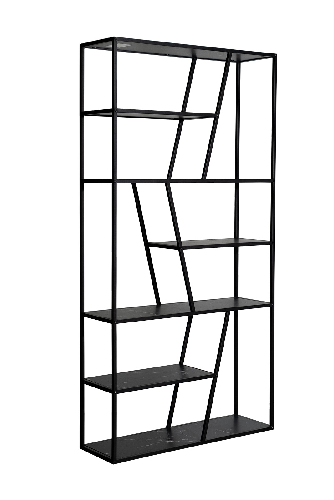 Стеллаж черный 2