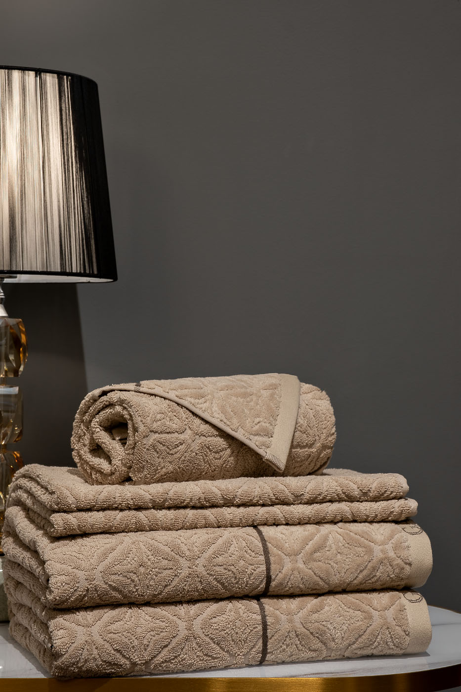 Полотенце «Ариане» 50*90 жемчужное 6