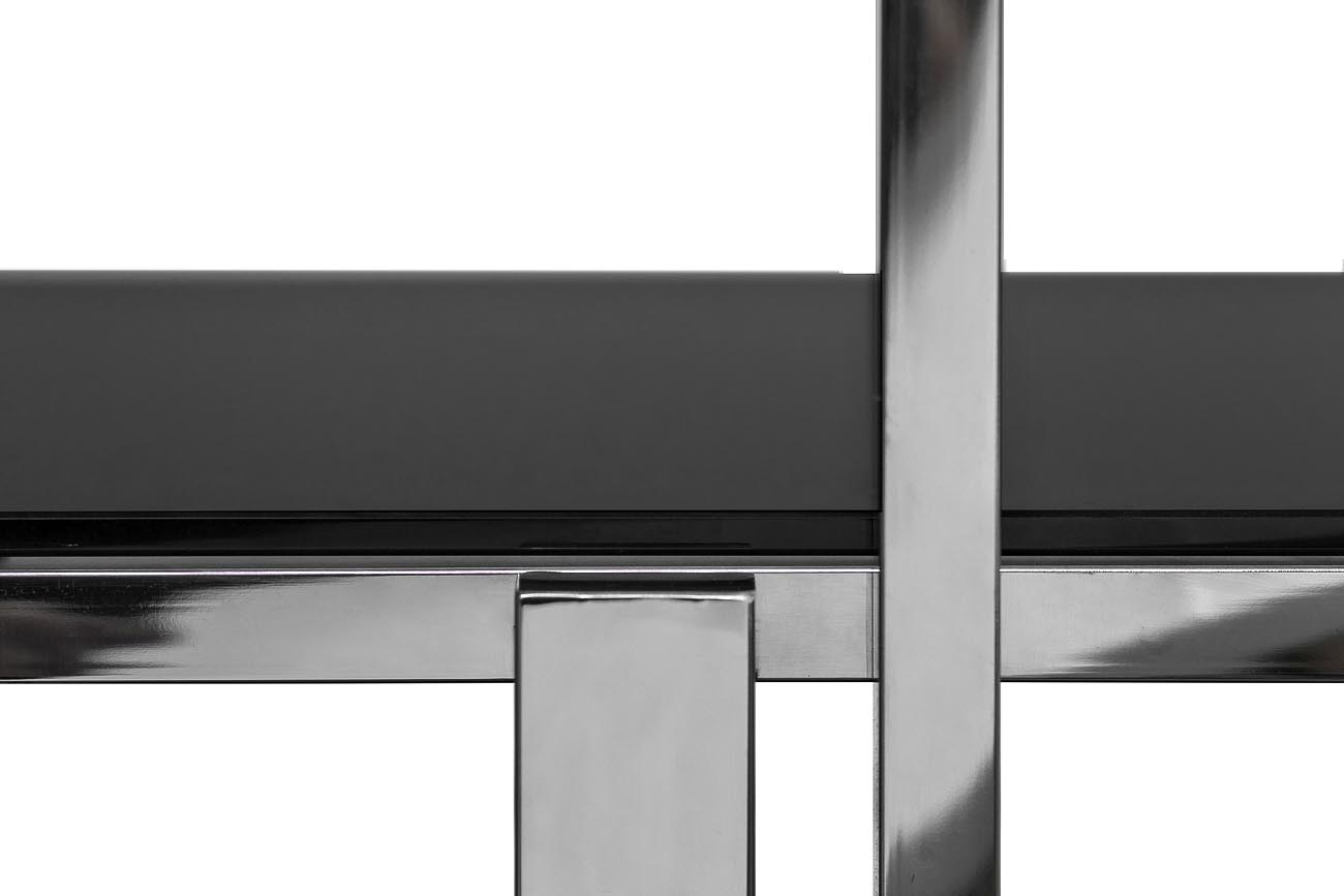 Стеллаж с черным стеклом 3