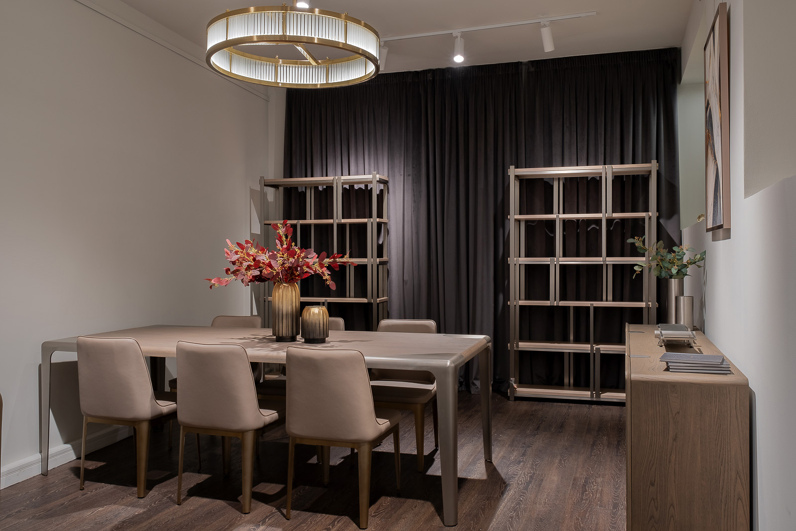 Стол обеденный «Закруглённый» (Smooth) шпон вяза 6