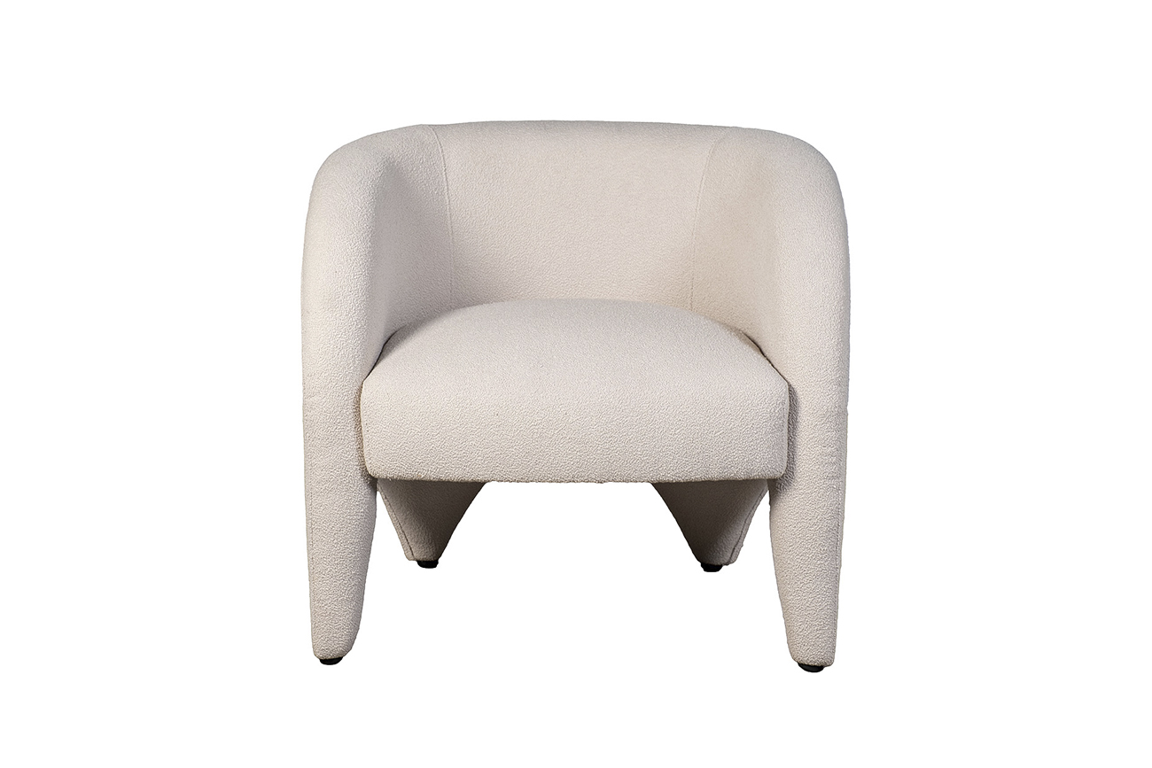 Кресло букле бежевое 1