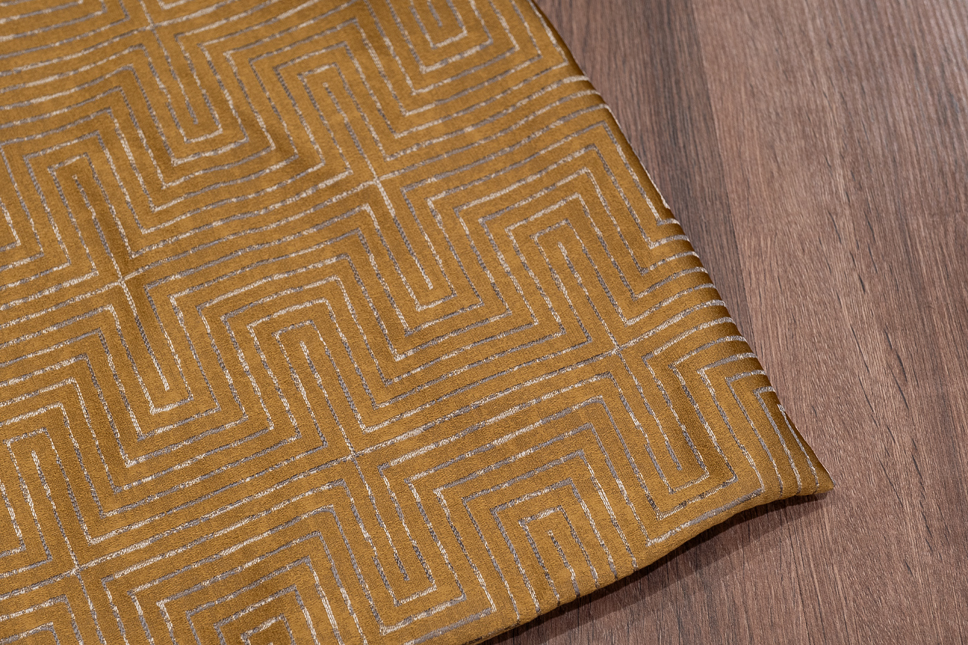 Покрывало Глосс (Gloss) 260х260см горчичное 7