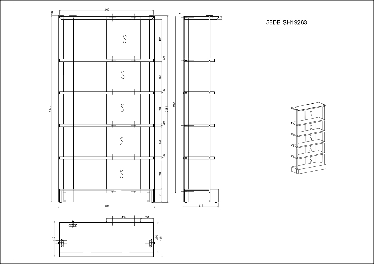 Стеллаж Bel Air 5