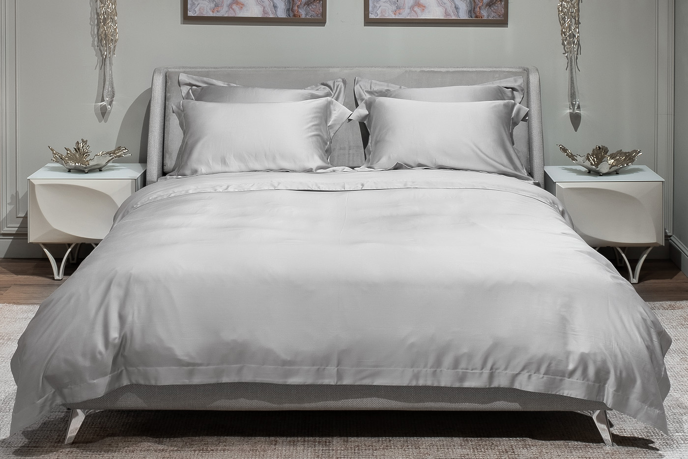 Пододеяльник «Сопрано» 220х200см серый 1