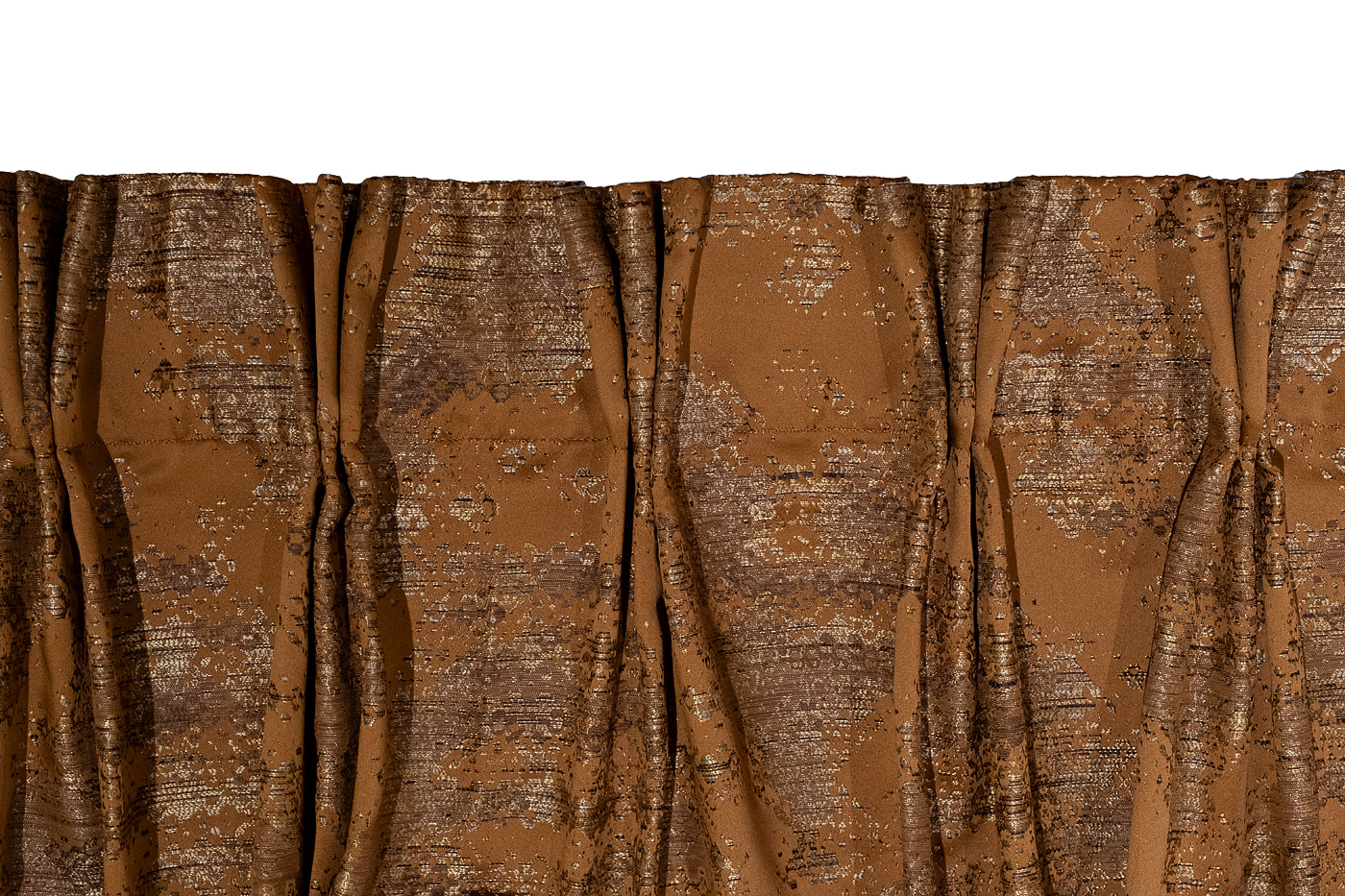 Портьера Bromley 275х260см оранжевая 8