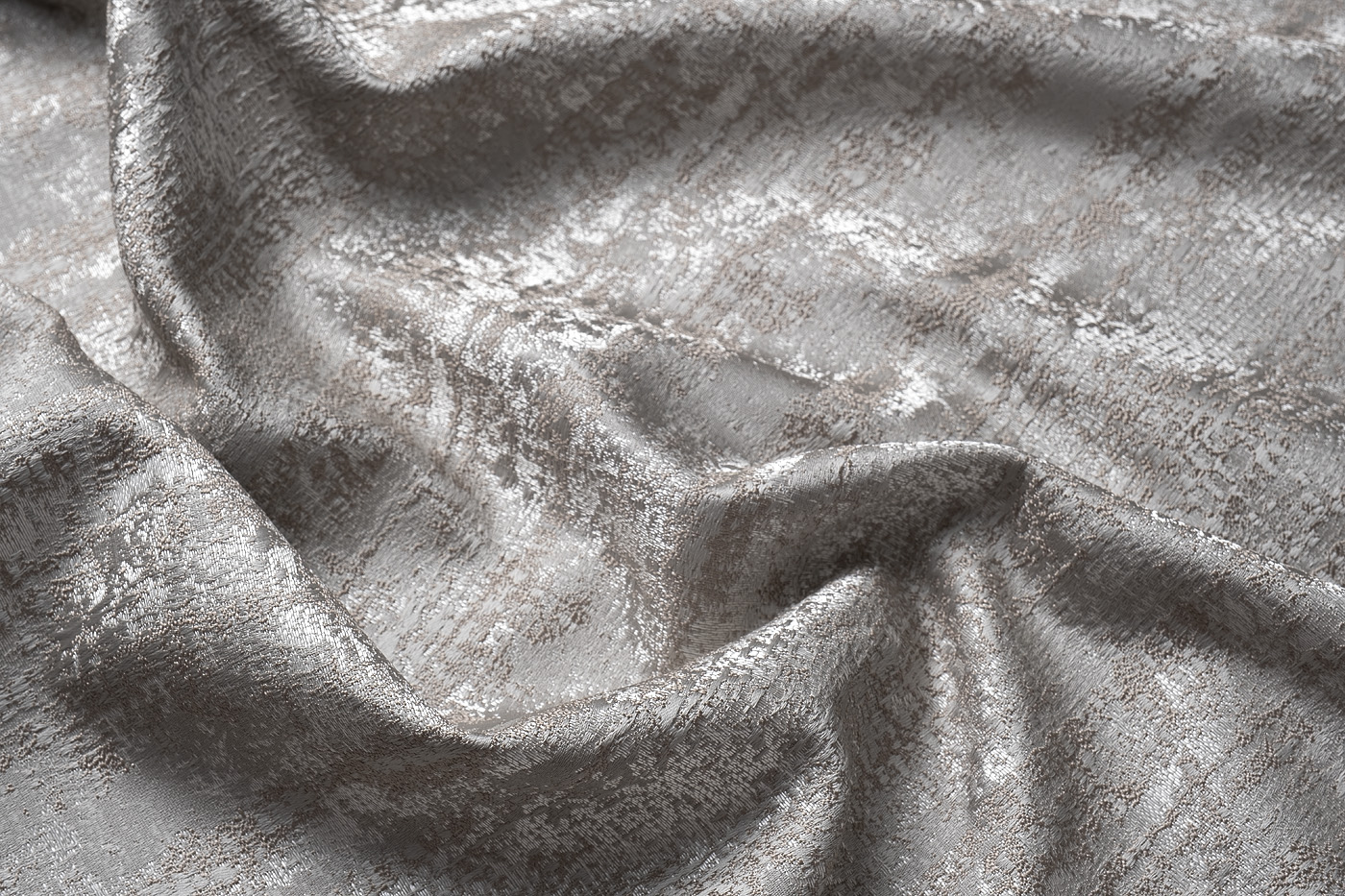 Ткань портьерная АМБИЦИЯ (AMBITION) серая 4