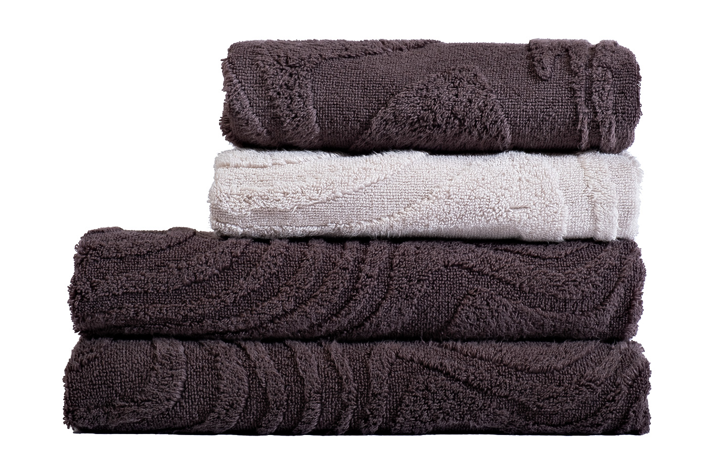 Полотенце «Диана» махровое 50*100 коричневое 4