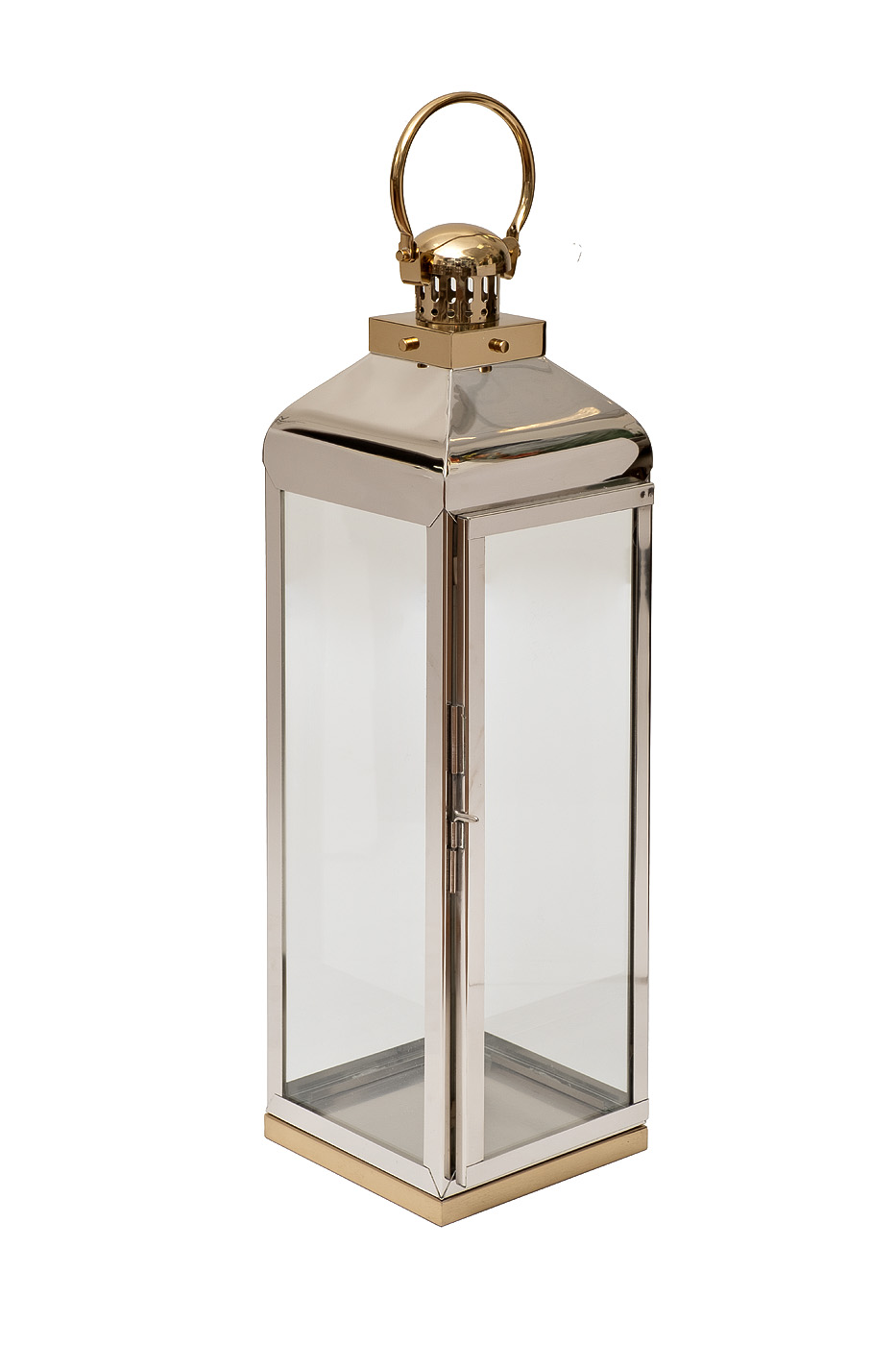 Подсвечник нерж.сталь/стекло 1