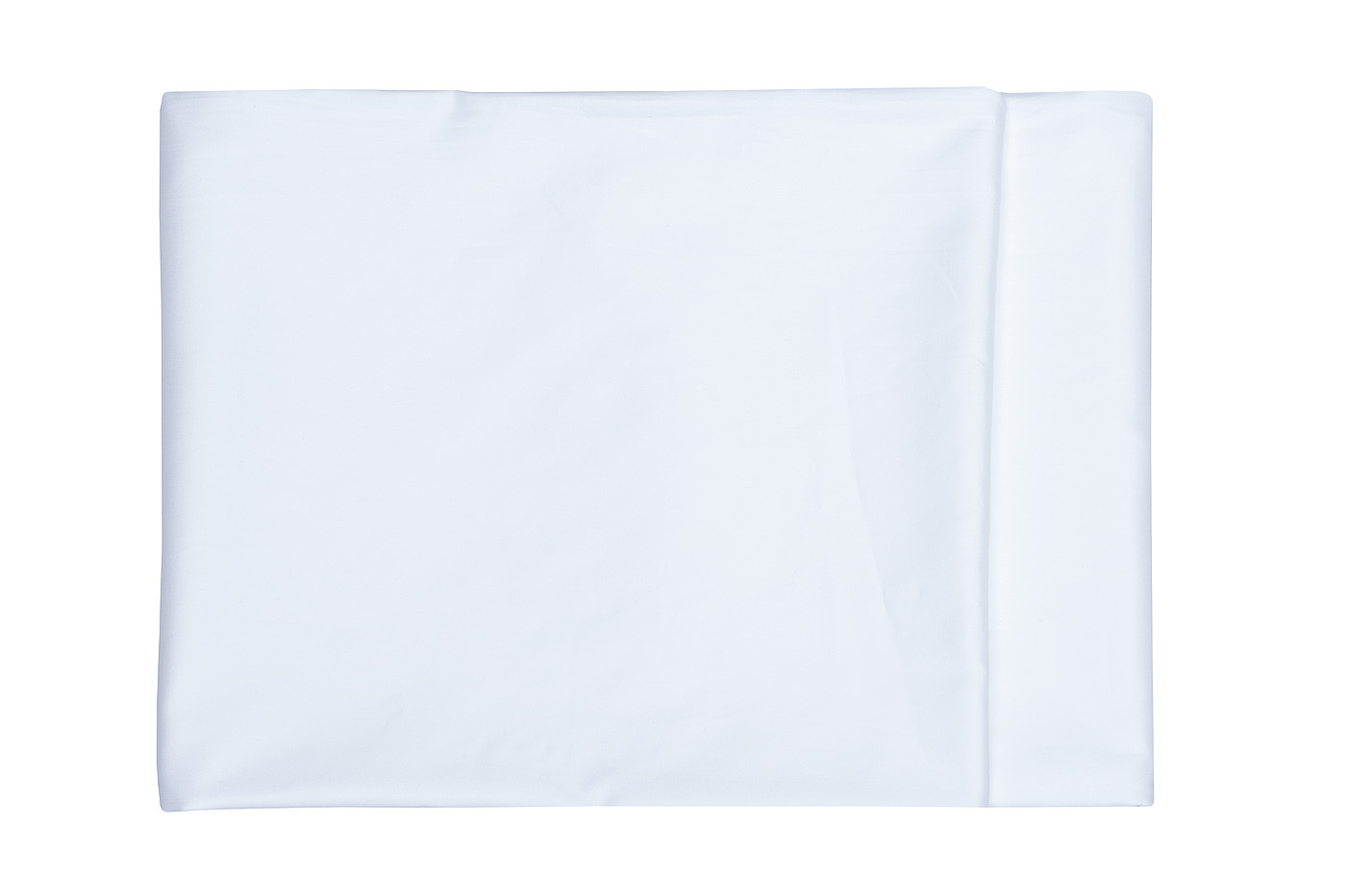 Простыня сатиновая на резинке 160х200х30см белая 2