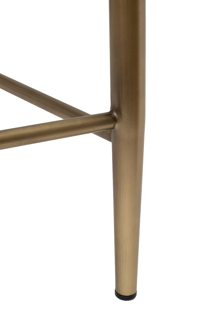 Стул барный экокожа бежевый/бронза 5