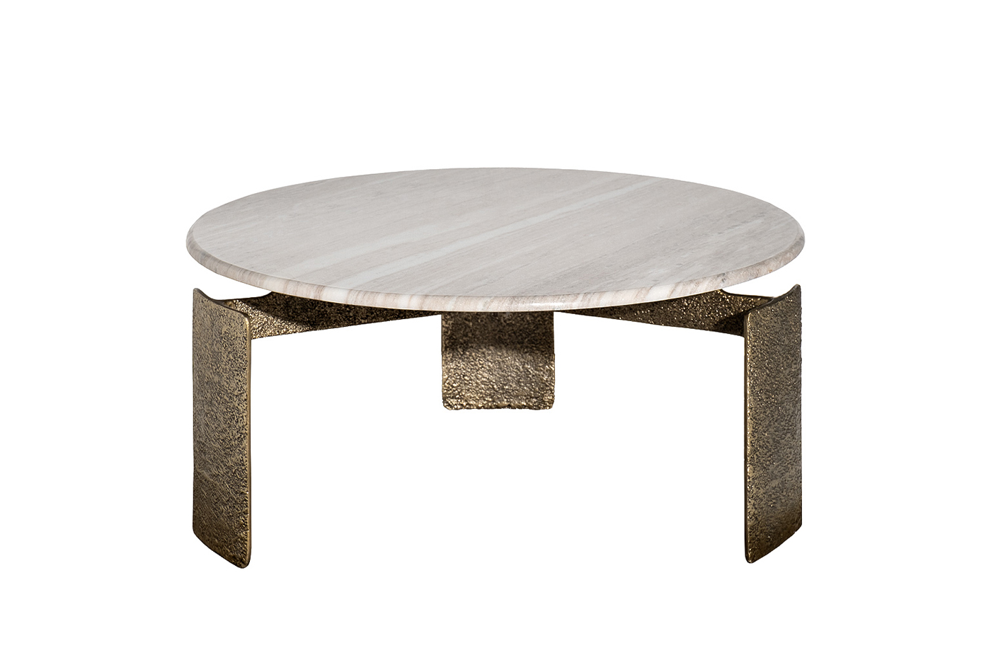 Стол журнальный круглый мраморный 1