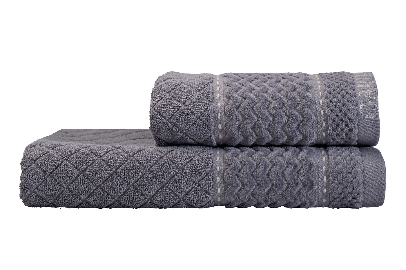 Полотенце «Наполи» 50*90 серое 1