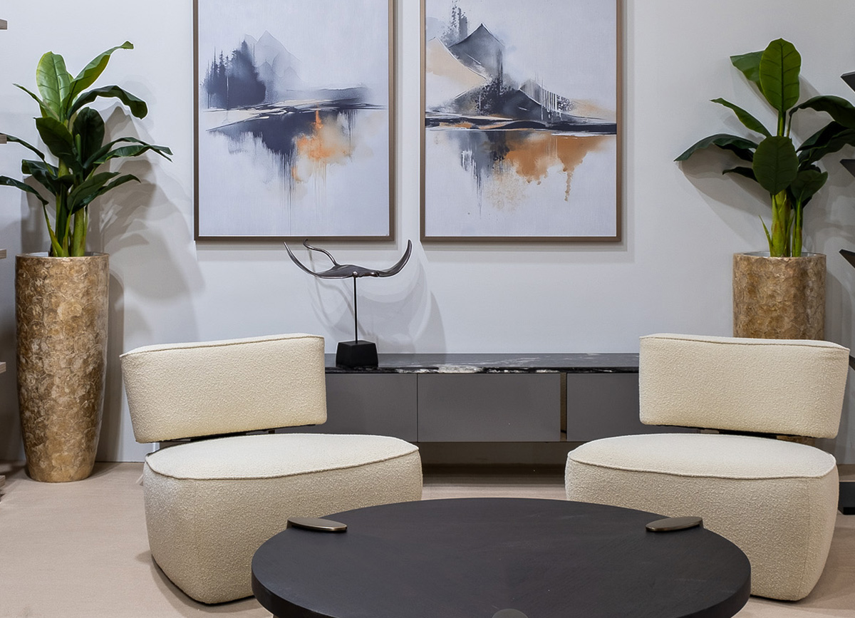 Кашпо напольное перламутровое 3