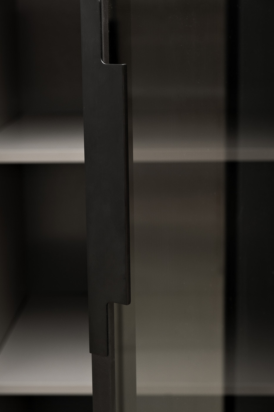 Шкаф Альто(Alto) двухдверный с полками цвет серый кобальт 2