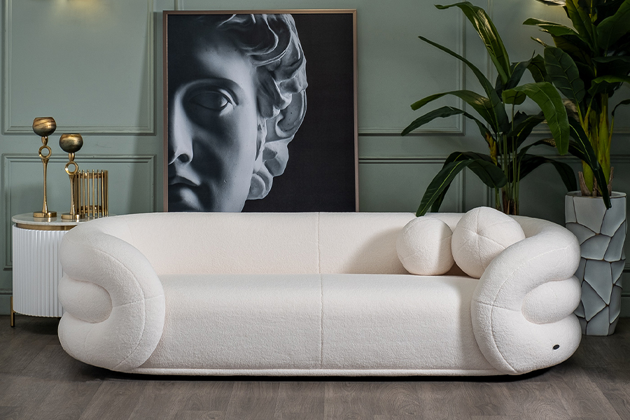 Зеленые диваны в интерьере гостиной: 15 дизайн-проектов от SKDESIGN
