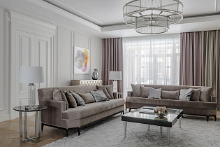 Столик журнальный Неро (Nero) черный/хром