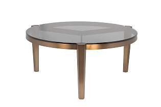 Стол журнальный круглый со стеклом 1 (превью)
