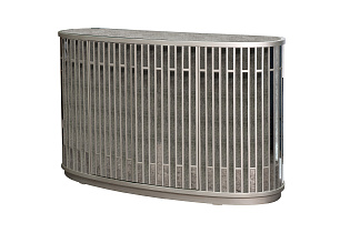 Комод зеркальный двухдверный