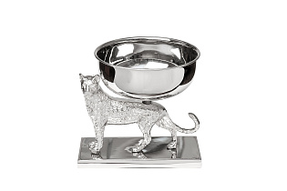 Чаша декоративная «Леопард» хром 1 (превью)