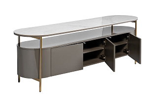 Тумба под телевизор с дверцами