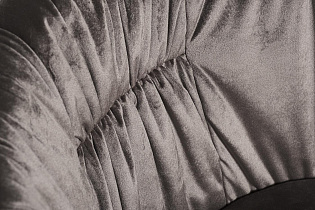 Стул велюровый серо-бежевый