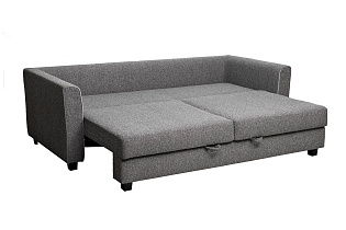 Диван Марко(Marco) трехместный раскладной серый