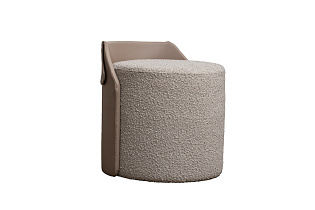 Пуф Бруно(Bruno) букле/искусственная кожа бежевый