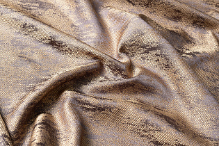 Портьера Хьюстон (Houston) 275х260см золото-серая