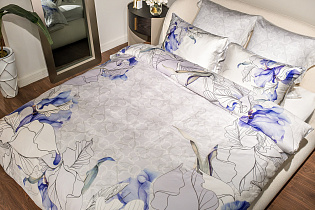 Простыня на резинке тенсель 160х200х30см белая 2 (превью)