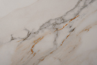 Стол обеденный прямоугольный белый/золото